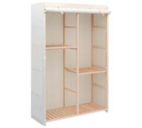 Garde-robe à 3 Niveaux Stockage Armoire Rangement Étagère de Vêtements vidaXL