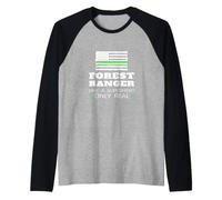 Garde-Robe Amusante Forest Ranger Like A Superhero Only Real Park Manche Raglan