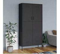 Garde-robe Anthracite - vidaXL - 90x50x180 cm - Acier 180 cm