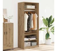 Garde-robe Armoire de Rangement Chambre Chêne Sonoma Bois d’Ingénierie vidaXL