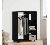 Garde-robe Armoire Rangement Vêtements Buanderie Blanc Bois d'Ingénierie vidaXL