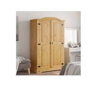 Garde robe avec 2 portes Gamme Corona pin mexicain