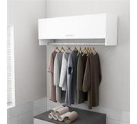vidaXL Garde-robe Blanc 100x32,5x35 cm Aggloméré 35 cm