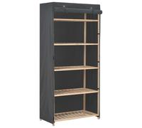 Garde-robe Blanc 79x40x170 cm Tissu Armoire de Rangement Stockage vidaXL