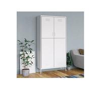 Garde-robe Vert Menthe 90x50x180 cm Acier Armoire à Vêtements Chambre vidaXL