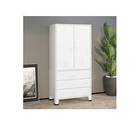vidaXL Garde-robe industrielle Armoire à vêtements 90x50x180 cm