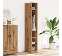 vidaXL Garde-robe chêne artisanal 30x50x200 cm bois d'ingénierie Marron