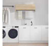 vidaXL Garde-robe porte-vêtements – Organisateur intérieur salle de bain et buanderie – Chêne Sonoma