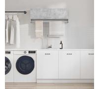 vidaXL Garde-robe gris béton 100x32,5x35 cm en bois d'ingénierie