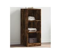 Garde robe chêne fumé 48x41x102 cm bois d ingénierie