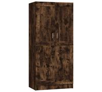 vidaXL Garde-robe Chêne fumé 82,5x51,5x180 cm Bois d'ingénierie 826638