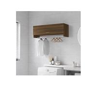 Vidaxl Garde-Robe Chêne Marron 100x32,5x35 Cm Bois D'ingénierie Multicolore