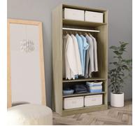 Vidaxl Garde-Robe Chêne Sonoma 100 X 50 X 200 Cm Aggloméré Marron