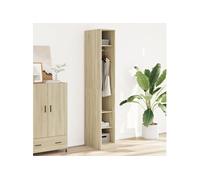 vidaXL Garde-robe Chêne Sonoma 30x50x200 cm Bois d'ingénierie Marron
