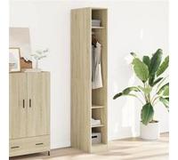 Garde robe chêne sonoma 30x50x200 cm bois d ingénierie Marron G