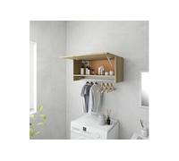 Garde robe chêne sonoma 70x32,5x35 cm bois d ingénierie