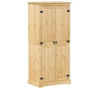 vidaXL Garde-robe Corona 76x50x170 cm bois de pin massif Marron