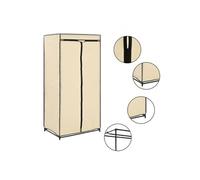 Garde-Robe Crème 75x50x160 Cm - Vidaxl