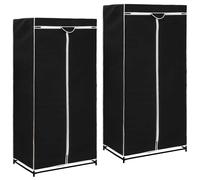 Garde-robe Crème Penderie Armoire de Rangement Etagère à Vêtements vidaXL