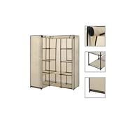 Garde robe d angle Crème 130 x 87 x 169 cm