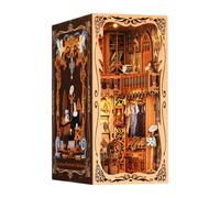 Garde-robe de la duchesse. Coin lecture en bois, design 3d réaliste.