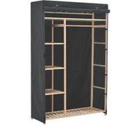 Garde-Robe Gris 110 X 40 X 170 Cm Tissu Gris