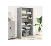 vidaXL Garde-robe 3307732 Gris béton 100x50x200 cm Aggloméré