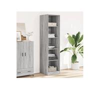 Garde-robe gris sonoma 50x50x200 cm bois d'ingénierie, armoire de rangement, organisateur de garde-robe, armoire, 3307716