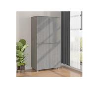 Garde-Robe Marron Miel 89x50x180 cm Bois Massif de Pin Armoire Chambre vidaXL