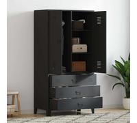Garde-robe Industrielle 90x50x180 cm Armoire à Vêtements Organisateur vidaXL