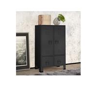 vidaXL Garde-robe industrielle Anthracite en acier 67x35x107 cm