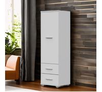 Garde-robe Komodee FAUSKE SZF1 Tiroirs Blanc Blanc 36 x 40 x 130 cm