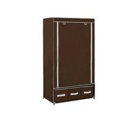 Garde robe Marron 87x49x159 cm Tissu