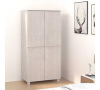 Garde-Robe Marron Miel 89x50x180 cm Bois Massif de Pin Armoire Chambre vidaXL