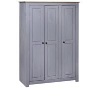 Garde-robe - MOTHINESSTO - Panama - 3 portes - Bois massif - 118x50x171,5 cm