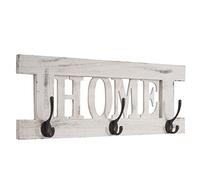 Garde-robe murale Home, planche vestiaire, style shabby, vintage, 55x21cm - blanc