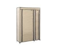 Garde robe pliable Crème 110x45x175 cm Tissu