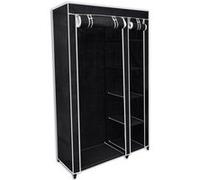 Garde robe pliable Noir 110 x 45 x 175 cm Noir G