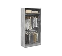 vidaXL Garde-robe Sonoma gris – Armoire de rangement 100x50x200 cm bois d'ingénierie