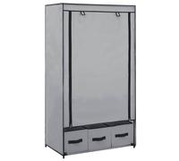 Garde-robe Tissu Penderie Armoire Rangement Etagère Vêtements Chambre vidaXL