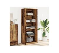 vidaXL Garde-robe Vieux Bois 80x50x200 cm Bois d'ingénierie