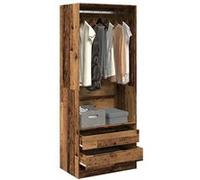 vidaXL Garde-robe vieux bois 80x50x200 cm bois d'ingénierie 3307754