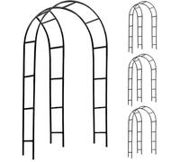 GARDEBRUK® 4X Arche de Jardin 240x140x37cm Support pour Plantes grimpantes Arche à rosiers Tuteur Décoration extérieure