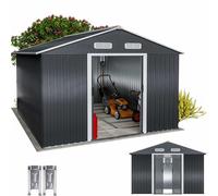 GARDEBRUK Abri de Jardin métal XXXL Anthracite