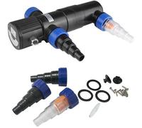 GARDEBRUK® Filtre à rayons UV-C clarificateur stérilisateur filtre lumière/eau 11W câble 5m ballast intégré étang