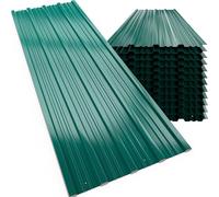GARDEBRUK Tôles de bardage 12x 129x46cm 7m² Vert