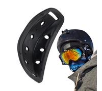 Gardée de casque étanche à pic de menton en silicone, pading à amortissement, doublure douce respirante | Protecteur du menton manuel à cycle multiple, couche de coussin en silicone réglable, accessoi