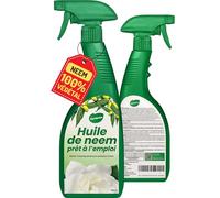 Gardemia Huile de Neem Spray 750 ml prêt à l'emploi avec Neem 100% d'origine végétale obtenu mécaniquement par pression à froid