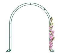 Garden Arbor Wedding Arch Adjustable Trellis for Climbing Plants & Vegetables Perfect for Rose Vines Bridal Party Decor Available in Green/White/Black (H2.2m x W3.5m)