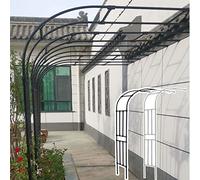 Garden Arch, Half-Sided Metal Trellis, Wall Decor for Climbing Plants - Sturdy Steel Tubes for Roses & Vines, Outdoor Landscape Enhancement, Durable Garden Support